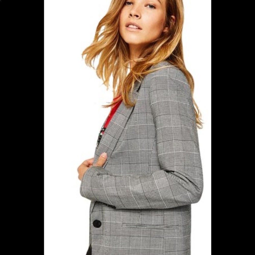 Grey blazer from Bershka in London
